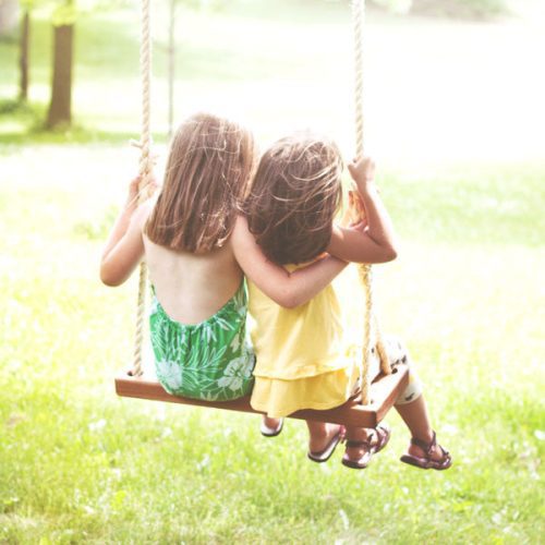 2 girls bench 1