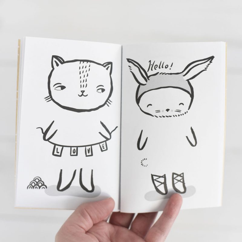 32 ways dress up book baby animals inside pages