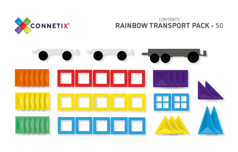 50 Rainbow Transport Pack Contents scaled 1