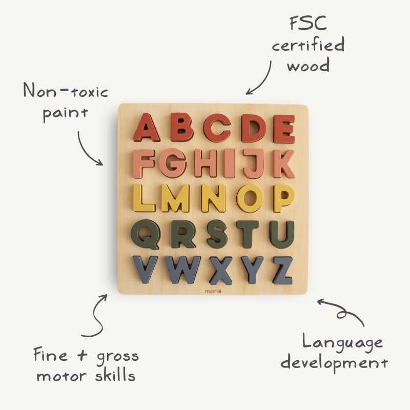 ABC Wooden Puzzle info