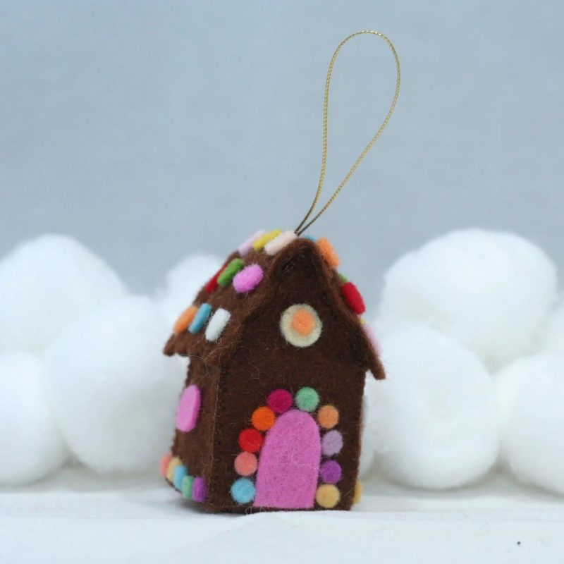 ChristmasGingerbreadHouse DarkBrown