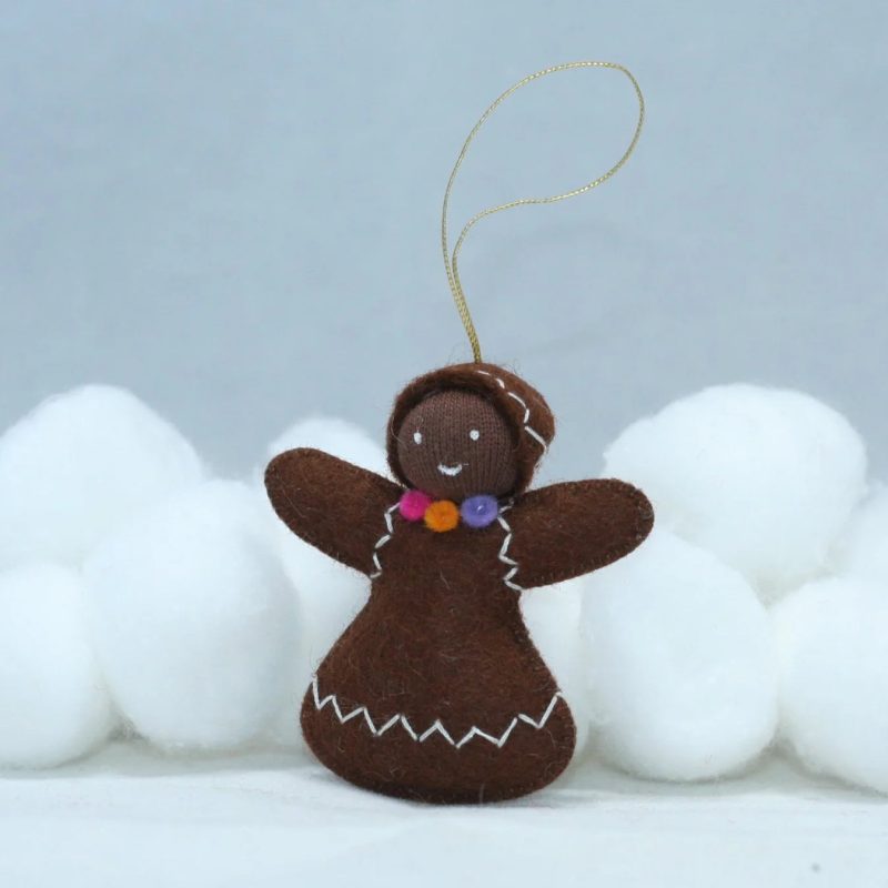 ChristmasGingerbreadWoman DarkBrown