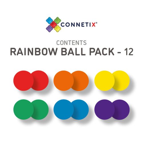 ConnetixTiles12PcRainbowBallPack5