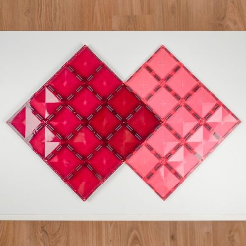 ConnetixTiles2PieceBasePlatePink BerryPack4