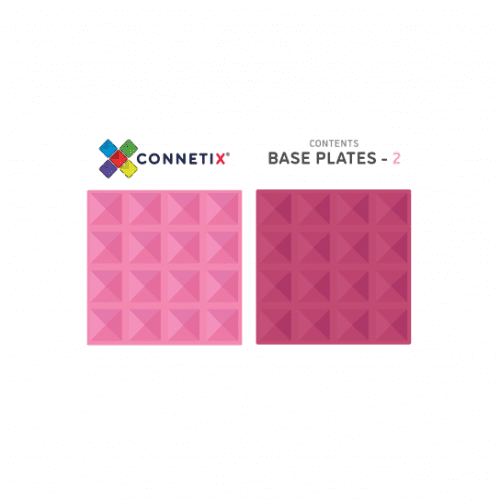 ConnetixTiles2PieceBasePlatePink BerryPack6