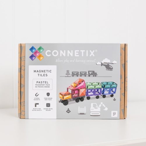 ConnetixTiles50PiecePastelTransportPack6