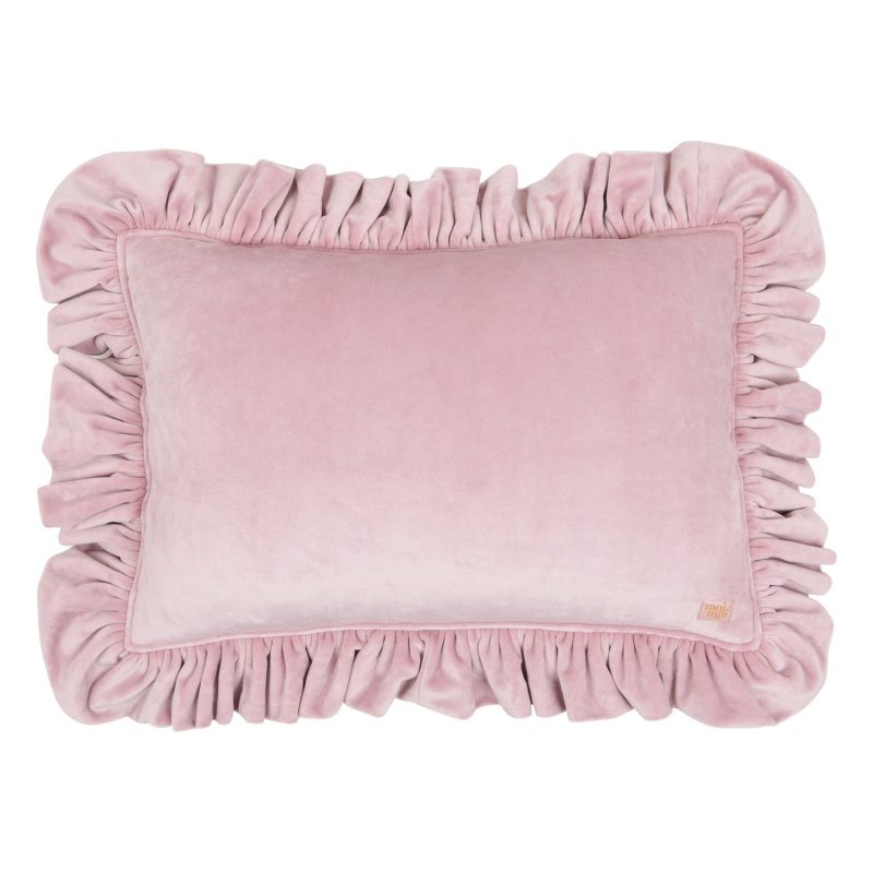 CushionsupersoftvelvetLightpink