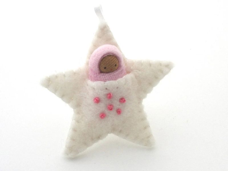 FairyshadowWhiteEmbroideredStarOrnament Pink2