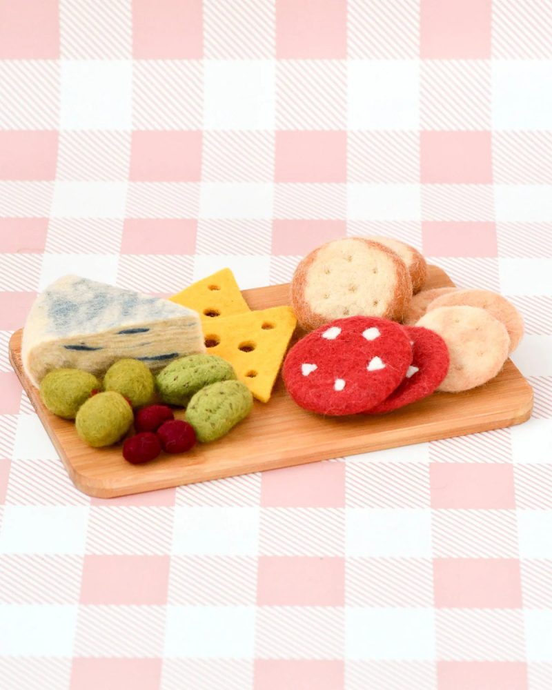 Felt Charcuterie Cheese Platter Play Food Set 2