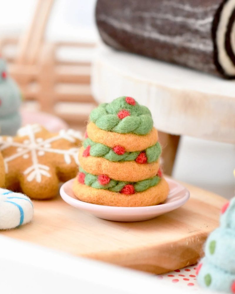 Felt Christmas Tree Cookie