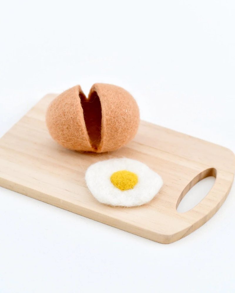 Felt Egg Play Food 4