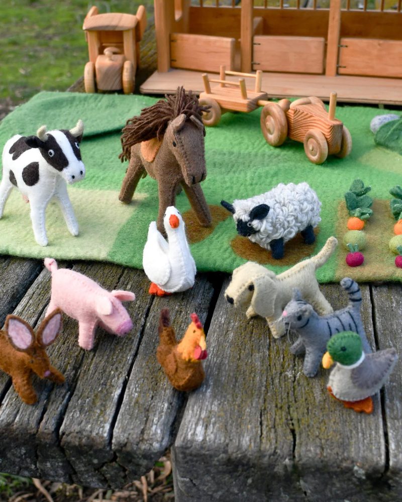 Felt Farm Animal Toys 34