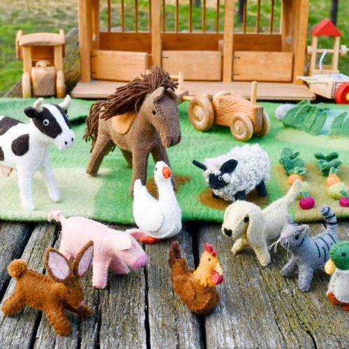 Felt Farm Animal Toys 35