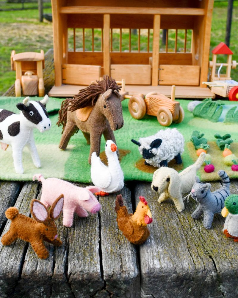 Felt Farm Animal Toys 35