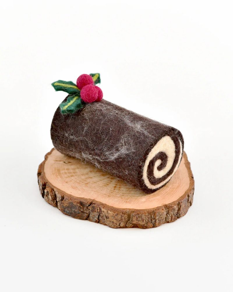 Felt Log Cake