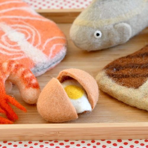 Felt Protein Food Group Pretend Play 2