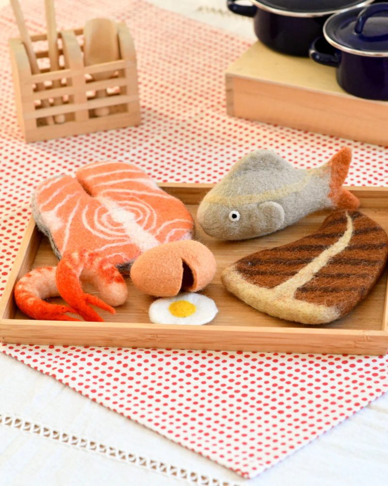 Felt Protein Food Group Pretend Play