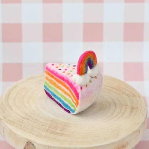 Felt Rainbow Cake Slice 2