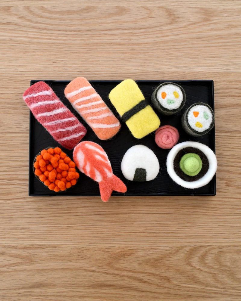 Felt Sushi Play Food Set 3 8e803a26 e68f 427d b112 38321314f95e