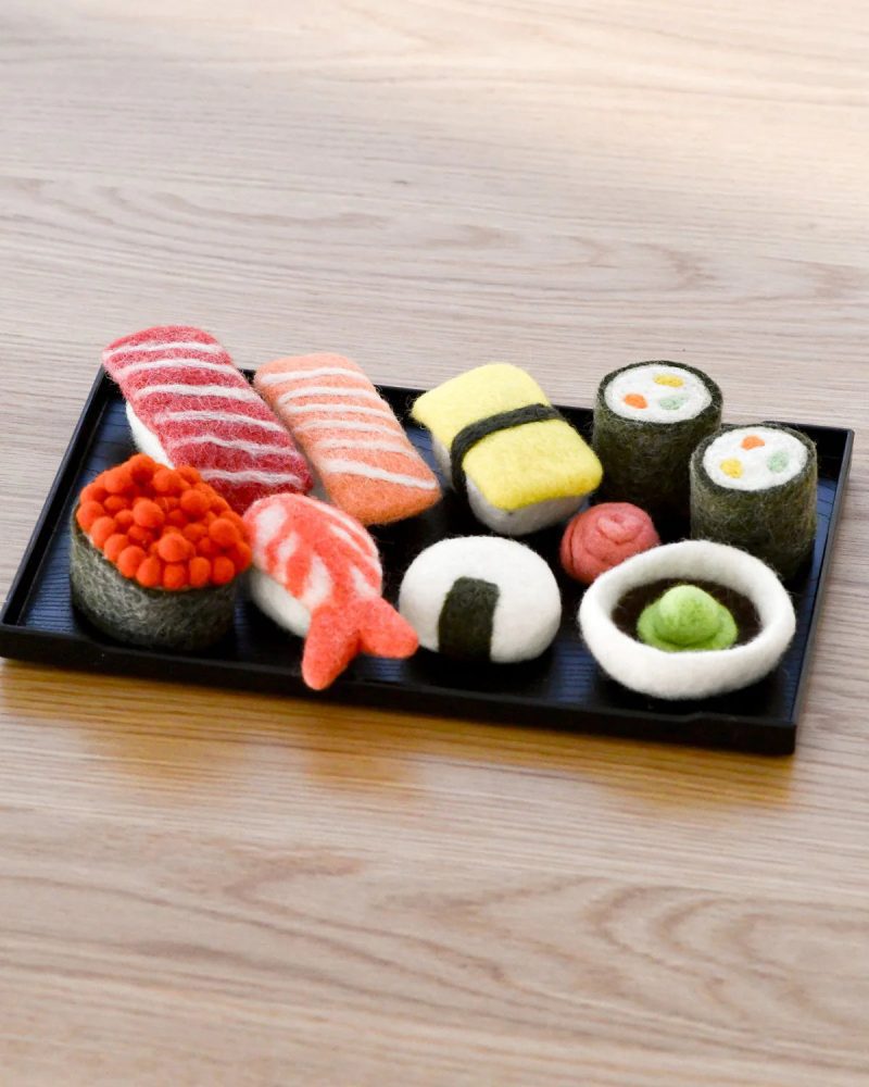 Felt Sushi Play Food Set 5 ffc965f1 fdd3 4c21 9acc eb0c72e6f94b