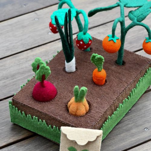 Felt Vegetables PlantingSet 4