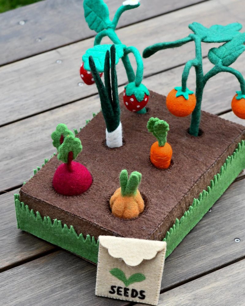 Felt Vegetables PlantingSet 4