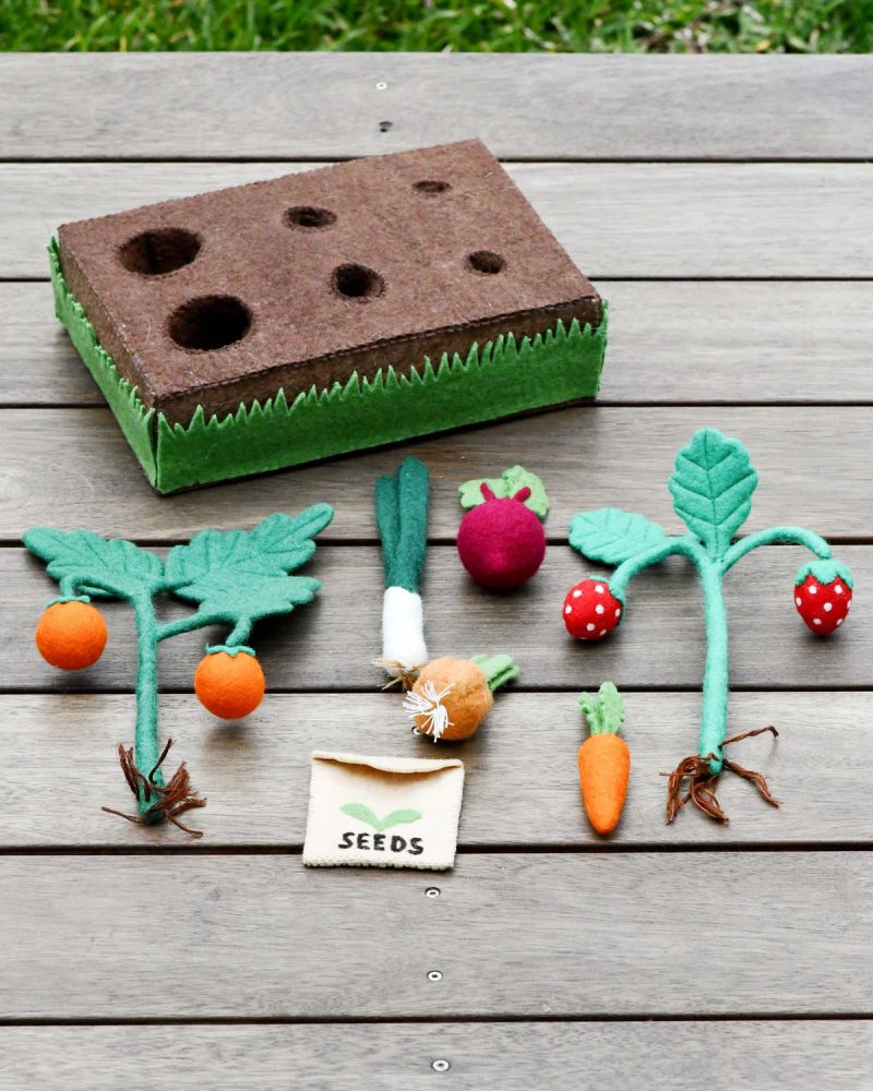 Felt Vegetables PlantingSet 6