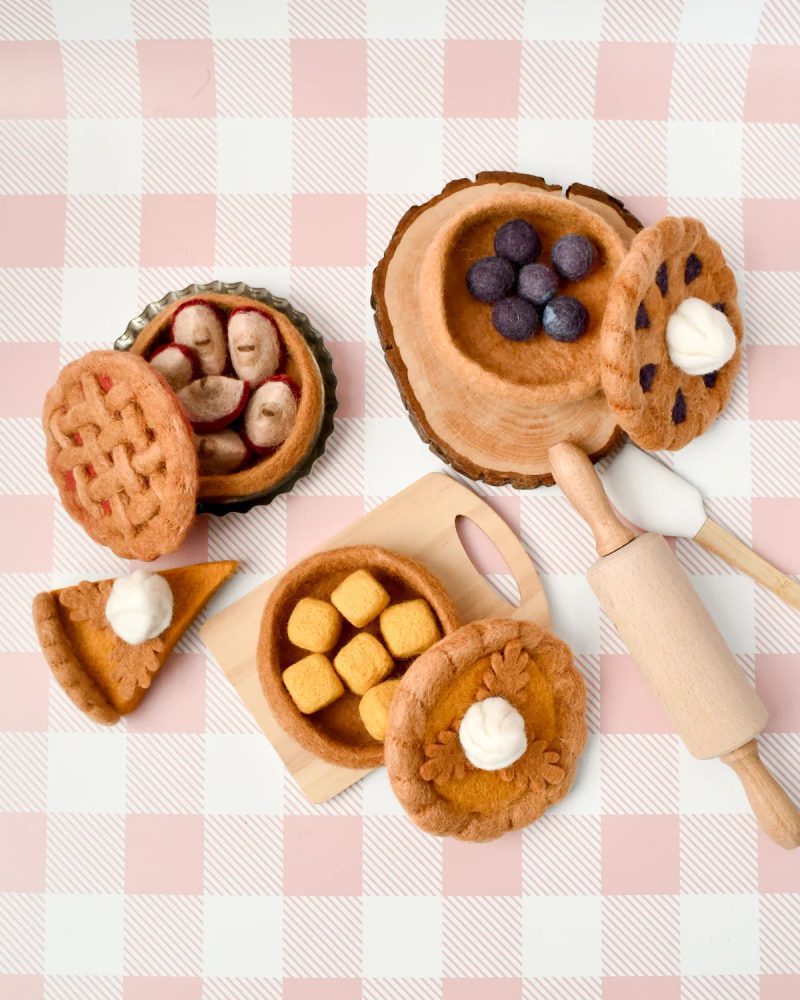 FeltApplePiePlayFoodSet4