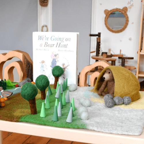 FeltBearHuntPlayMatPlayscapeandBearSet3