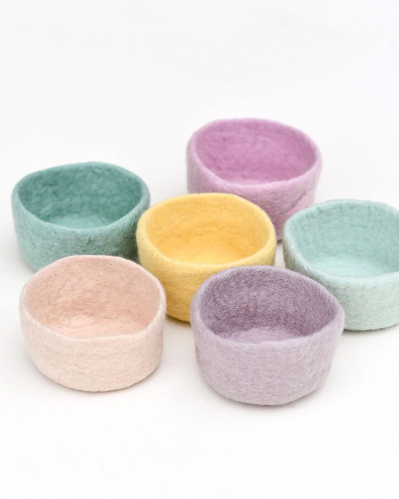 FeltBigPastelBowls Setof62