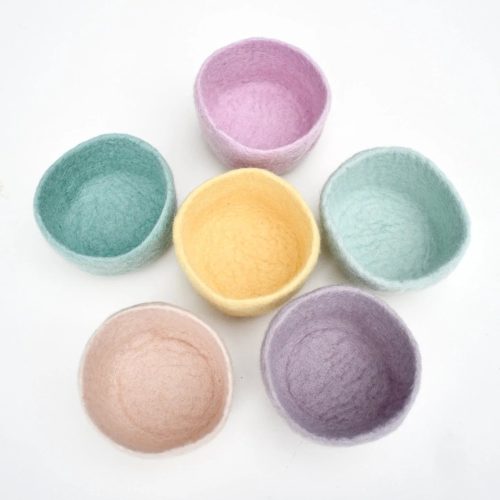 FeltBigPastelBowls Setof63