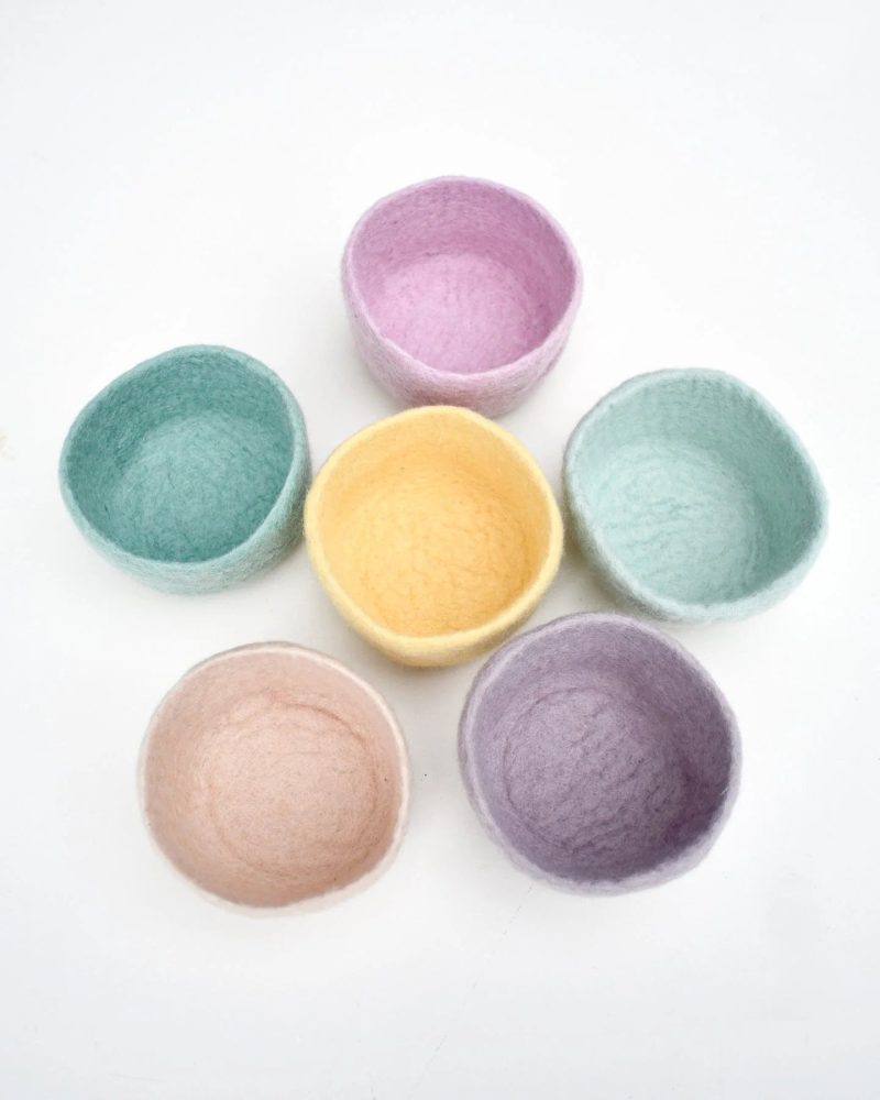 FeltBigPastelBowls Setof63