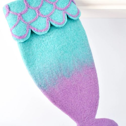 FeltMermaidChristmasStocking3