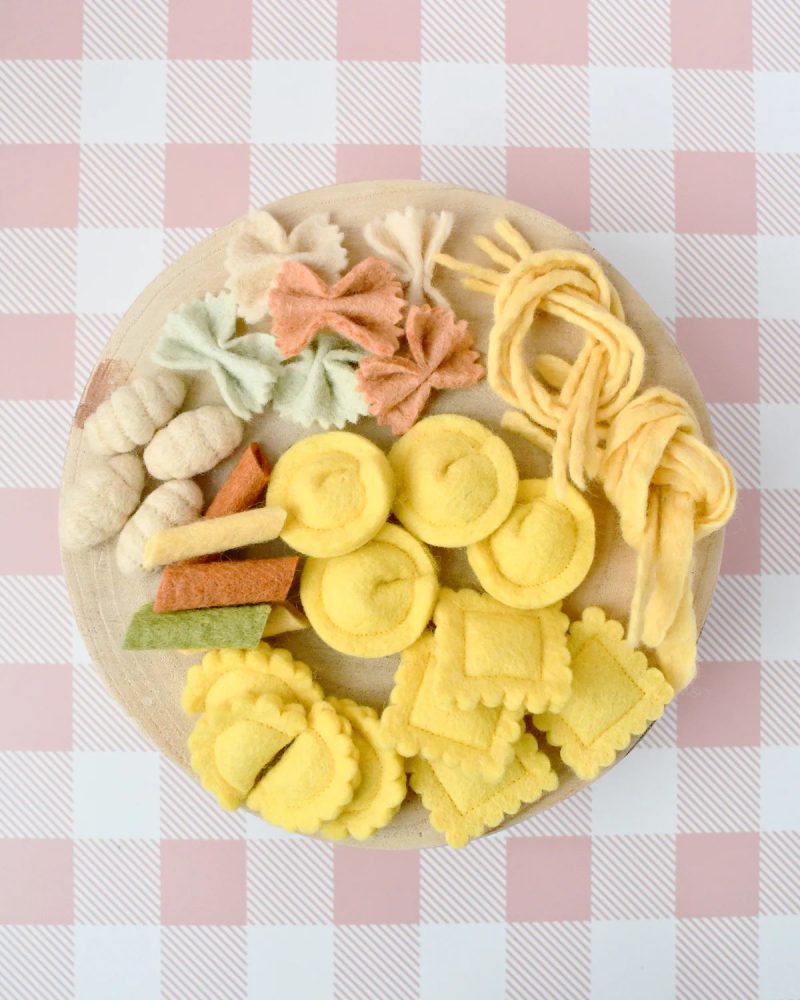 FeltPastaPlayFoodSet