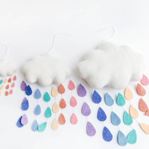 FeltPastelRainbowDropCloud5