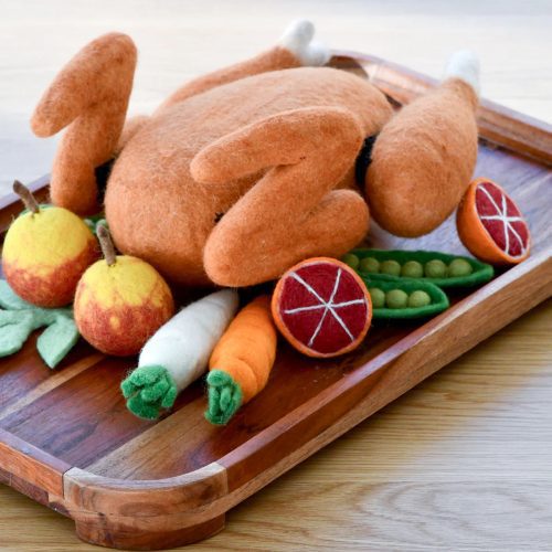 FeltRoastTurkeyPlayFoodSet4