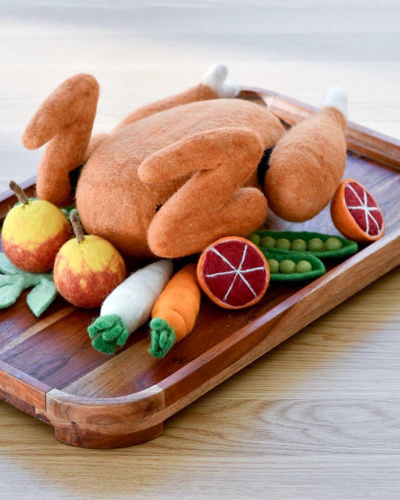 FeltRoastTurkeyPlayFoodSet4