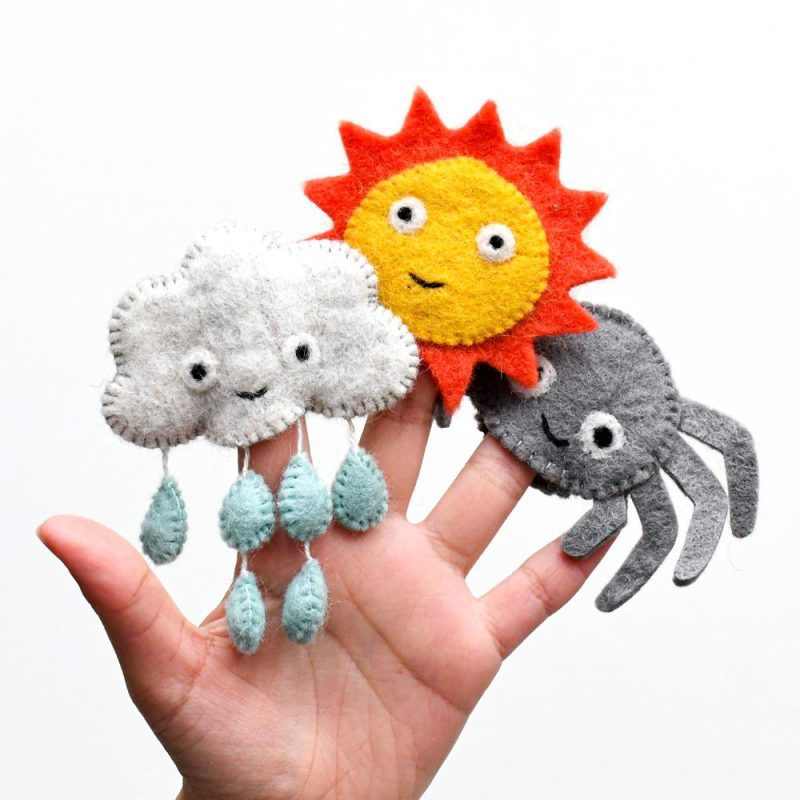 ItsyBitsySpider FingerPuppetSetof3