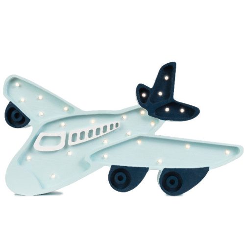 Little Lights Airplane Lamp Blue 3