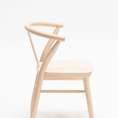 Milton and Goose Wooden Kids Chairs Natural Side