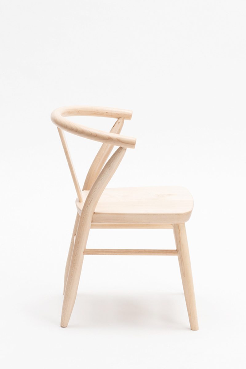 Milton and Goose Wooden Kids Chairs Natural Side