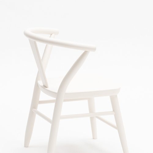 Milton and Goose Wooden Kids Chairs White Back