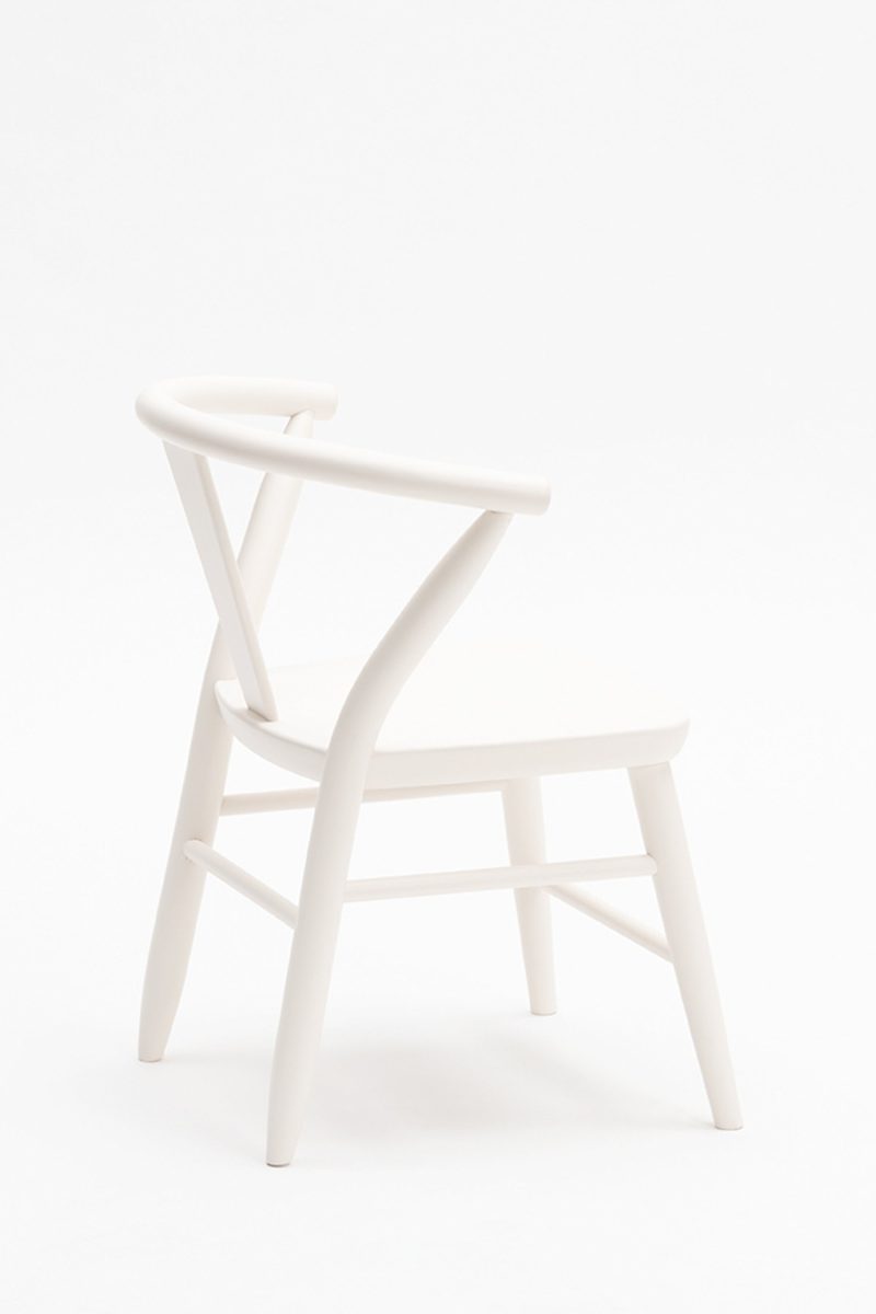 Milton and Goose Wooden Kids Chairs White Back