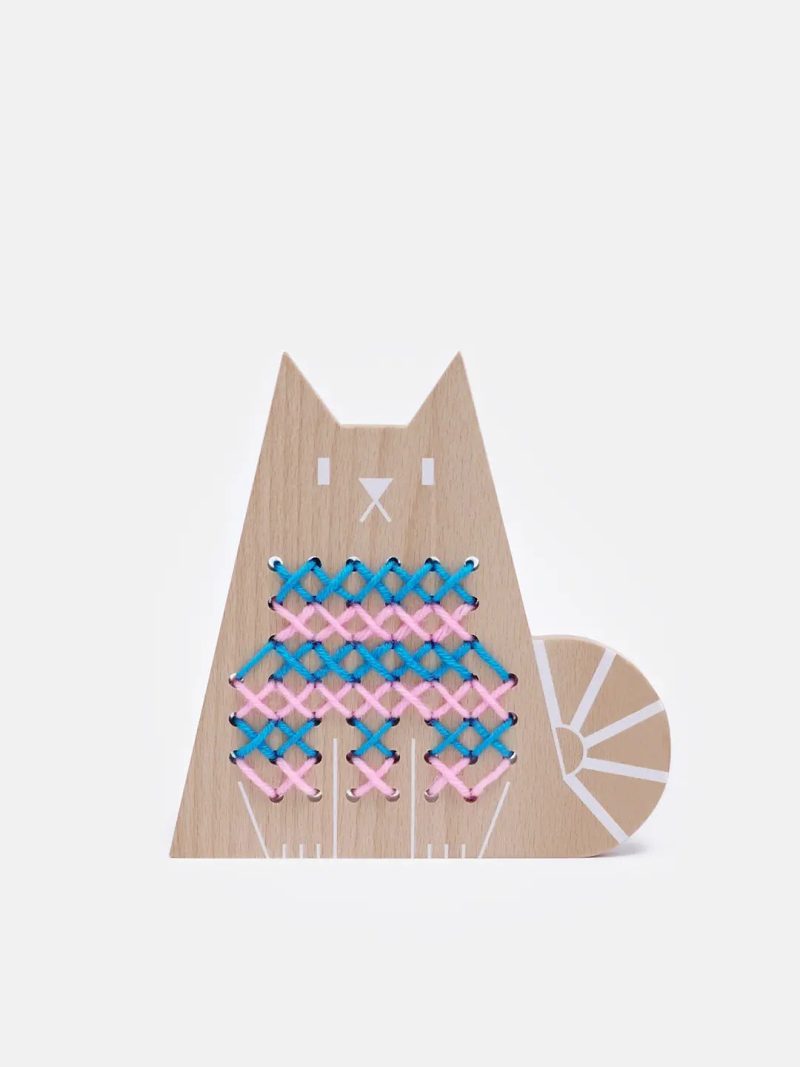 Moon Picnic cross stitch cat jpg