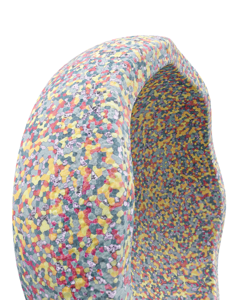 Stapelstein Original confetti pastel light violet detail side