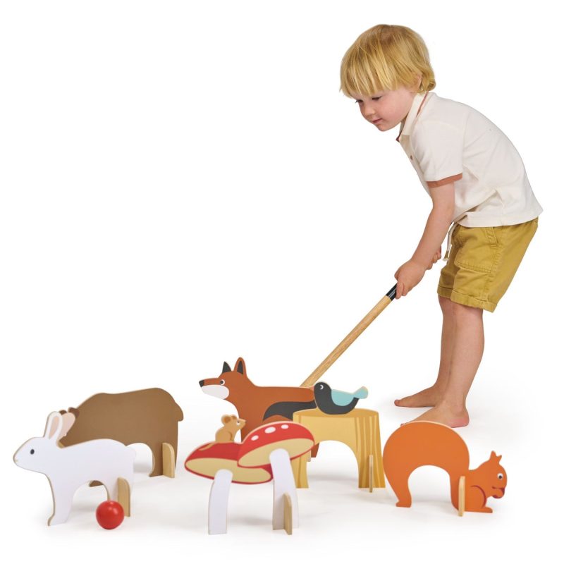 TL8622 woodland indoor croquet set 8