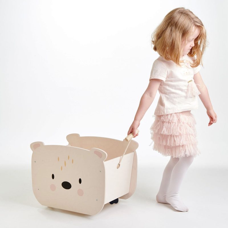 TL8816 pull along bear cart 3