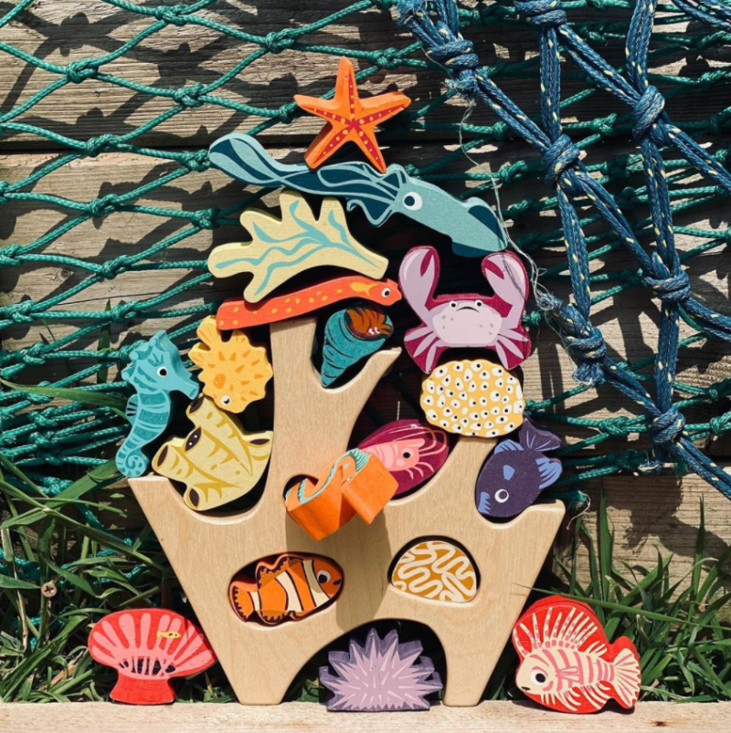 TenderLeafToysStackingCoralReef