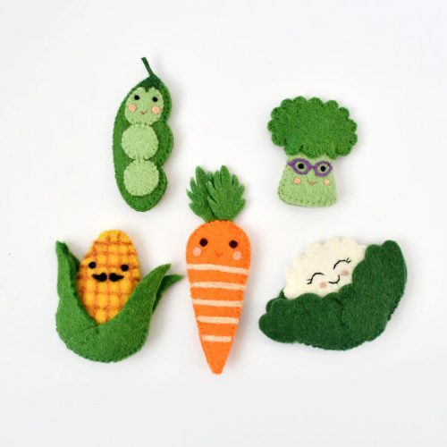 Vegetables Finger Puppet Set 7