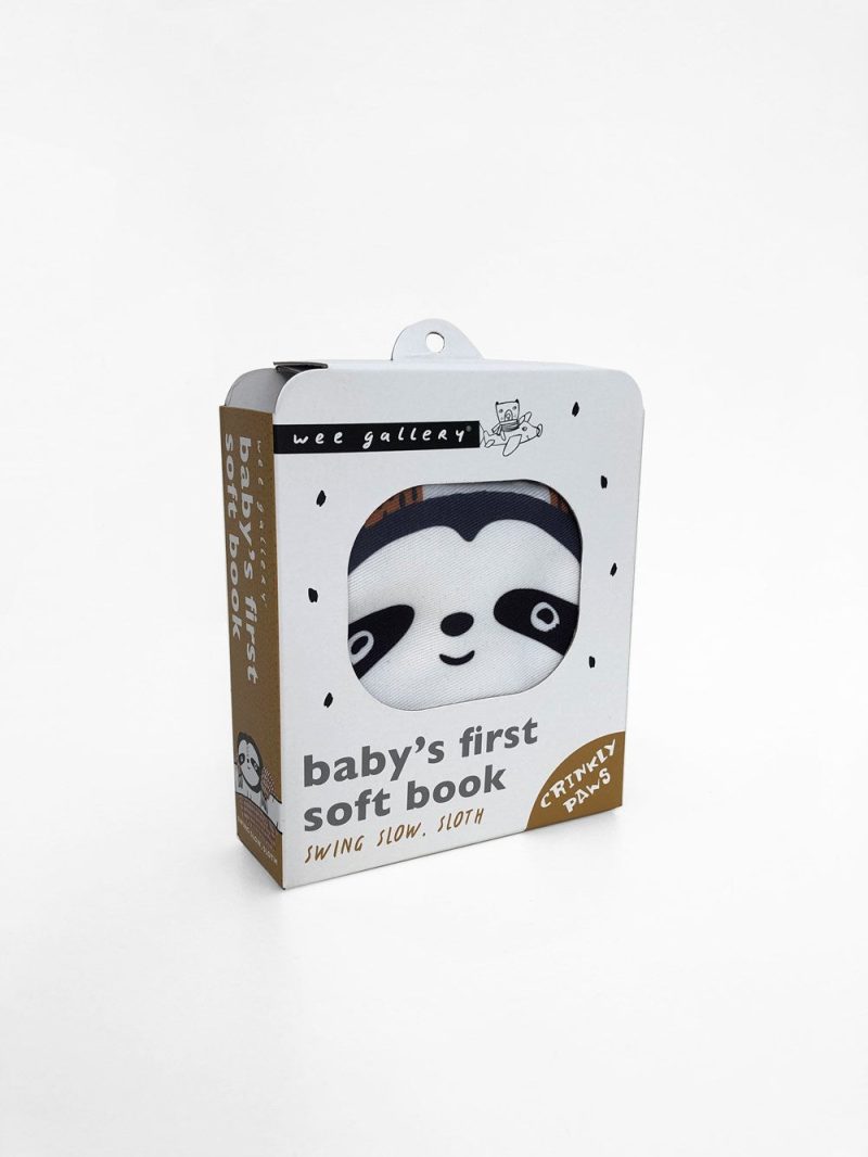 WeeGallerySwingSlow Sloth Baby sFirstSoftBook8